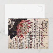 Cute Letter To Husband | Cool Design Gift | Aankondigingskaart (Voorkant / Achterkant)