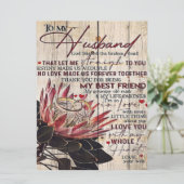 Cute Letter To Husband | Cool Design Gift | Menu (Staand voorkant)