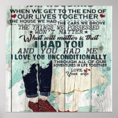 Cute Letter To Husband | Cool Design Gift | Poster (Voorkant)