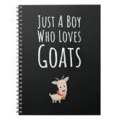 Cute leuke geit cadeaus voor jongens voor kinderen notitieboek (Voorkant)