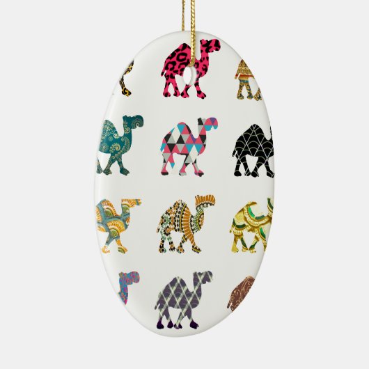 Cute leuke kamelen keramisch ornament (Rechts)