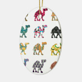 Cute leuke kamelen keramisch ornament (Links)