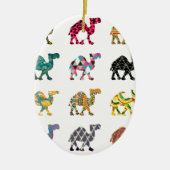 Cute leuke kamelen keramisch ornament (Voorkant)