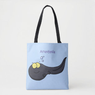 Cute leuke kikkervis cartoonillustratie tote bag