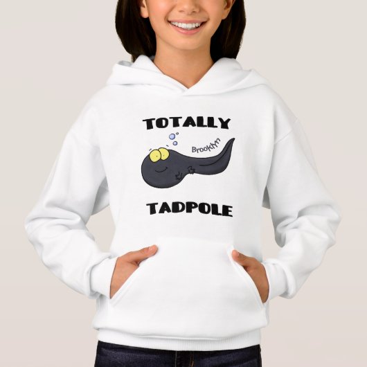 Cute leuke tadpole cartoon illustratie (Voorkant)