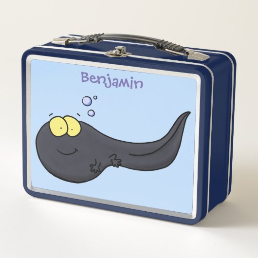 Cute leuke tadpole cartoon illustratie (Voorkant)