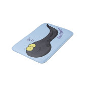 Cute leuke tadpole cartoon illustratie badmat (Gekanteld)