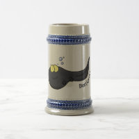 Cute leuke tadpole cartoon illustratie