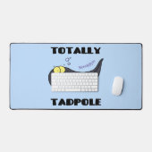 Cute leuke tadpole cartoon illustratie bureaumat (Keyboard & Muis)