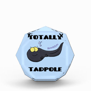 Cute leuke tadpole cartoon illustratie fotoblokken