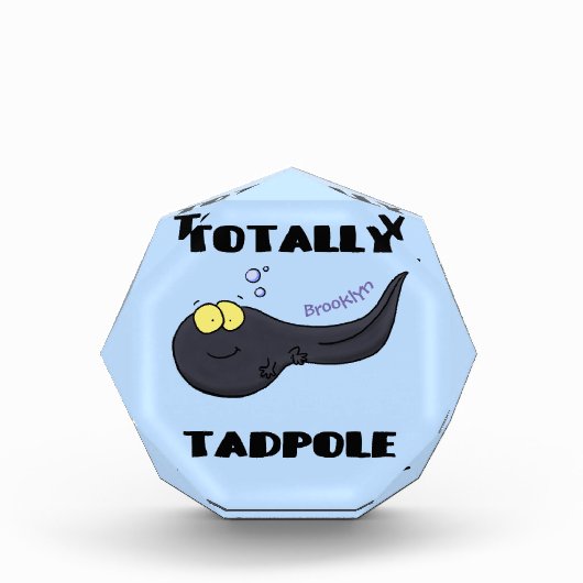 Cute leuke tadpole cartoon illustratie fotoblokken (Voorkant)