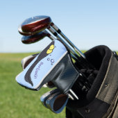 Cute leuke tadpole cartoon illustratie golfheadcover (Insitu)