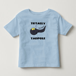 Cute leuke tadpole cartoon illustratie kinder shirts