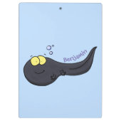 Cute leuke tadpole cartoon illustratie klembord (Achterkant)