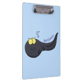 Cute leuke tadpole cartoon illustratie klembord (Rechts)