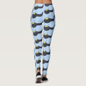 Cute leuke tadpole cartoon illustratie leggings (Achterkant)