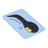 Cute leuke tadpole cartoon illustratie magneet (Rechterzijde)