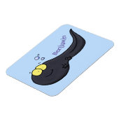 Cute leuke tadpole cartoon illustratie magneet (Linkerzijde)