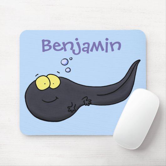 Cute leuke tadpole cartoon illustratie muismat (Met muis)
