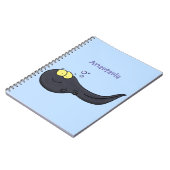 Cute leuke tadpole cartoon illustratie notitieboek (Linkerzijde)