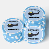 Cute leuke tadpole cartoon illustratie poker chips (Opstapeling)