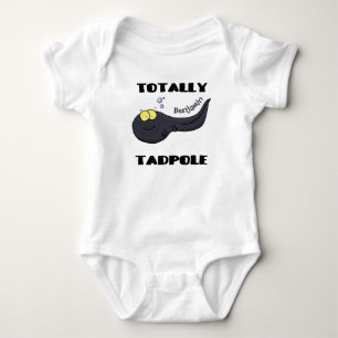 Cute leuke tadpole cartoon illustratie romper