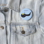 Cute leuke tadpole cartoon illustratie ronde button 5,7 cm (In situ)