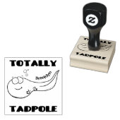 Cute leuke tadpole cartoon illustratie rubberstempel (Gestempeld)