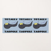 Cute leuke tadpole cartoon illustratie yogamat (Achterkant (horizontaal))
