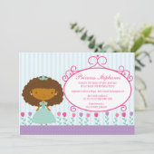 Cute leuke uitnodiging voor het verjaardagsfeest v (Staand voorkant)