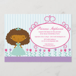 Cute leuke uitnodiging voor het verjaardagsfeest v