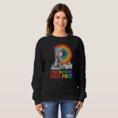 Cute LGBT Pride Frog: blijf anders en trots Trui (Voorkant volledig)