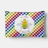 Cute LGBT Proud Rainbow Bee en Flowers Etui (Voorkant)