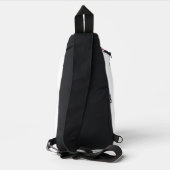 Cute LGBT Proud Rainbow Bee en Flowers Sling Bag (Achterkant)