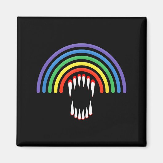 Cute Lgbtq Vamre Lgbt Halloween Ghost Rainbow Gay  Magneet (Voorkant)