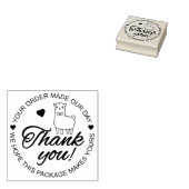 Cute Lhama Hartelijk dank Rubberstempel (Gestempeld)