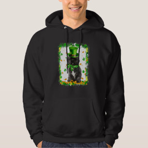 Cute Lhasa Apso Dog St Patricks Day Irish Shamrock Hoodie
