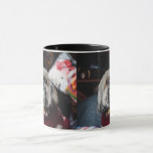 Cute lhasa apso puppy met kerstmis b mok (Midden)