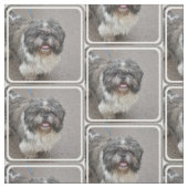 Cute Lhasa Apso Stof (Swatch)