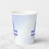 Cute Libra Sign Custom Paars Birthday Party Papieren Bekers (Links)