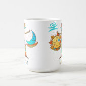 Cute Libra Sun en Moon Scales Koffiemok (Center)