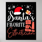 Cute Licensed Esthetician Skincare Beautician Chri Poster (Voorkant)