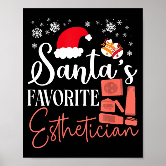 Cute Licensed Esthetician Skincare Beautician Chri Poster (Voorkant)