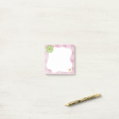 Cute liefde kikker sticky notes, terug naar school post-it® notes (Op bureau)