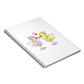 Cute Liefdes Vogels Notitieboek (Rechterzijde)