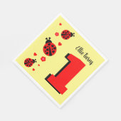 Cute Lieveboompapieren servet (Hoek)