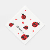 Cute Lieveboompapieren servet (Hoek)