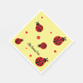 Cute Lieveboompapieren servet (Hoek)