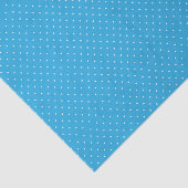 Cute Light Blue Polka Dot Pattern Tissuepapier (Detail)
