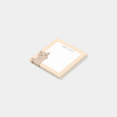 Cute light Brown Cat Personated Post-it® Notes (Schuin)